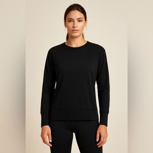 Joe Fresh Active Black Long Sleeve Top – Size XS
